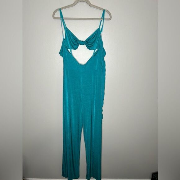 Topshop Cutout Sleeveless Wide Leg Jumpsuit NWT - Picture 4 of 4